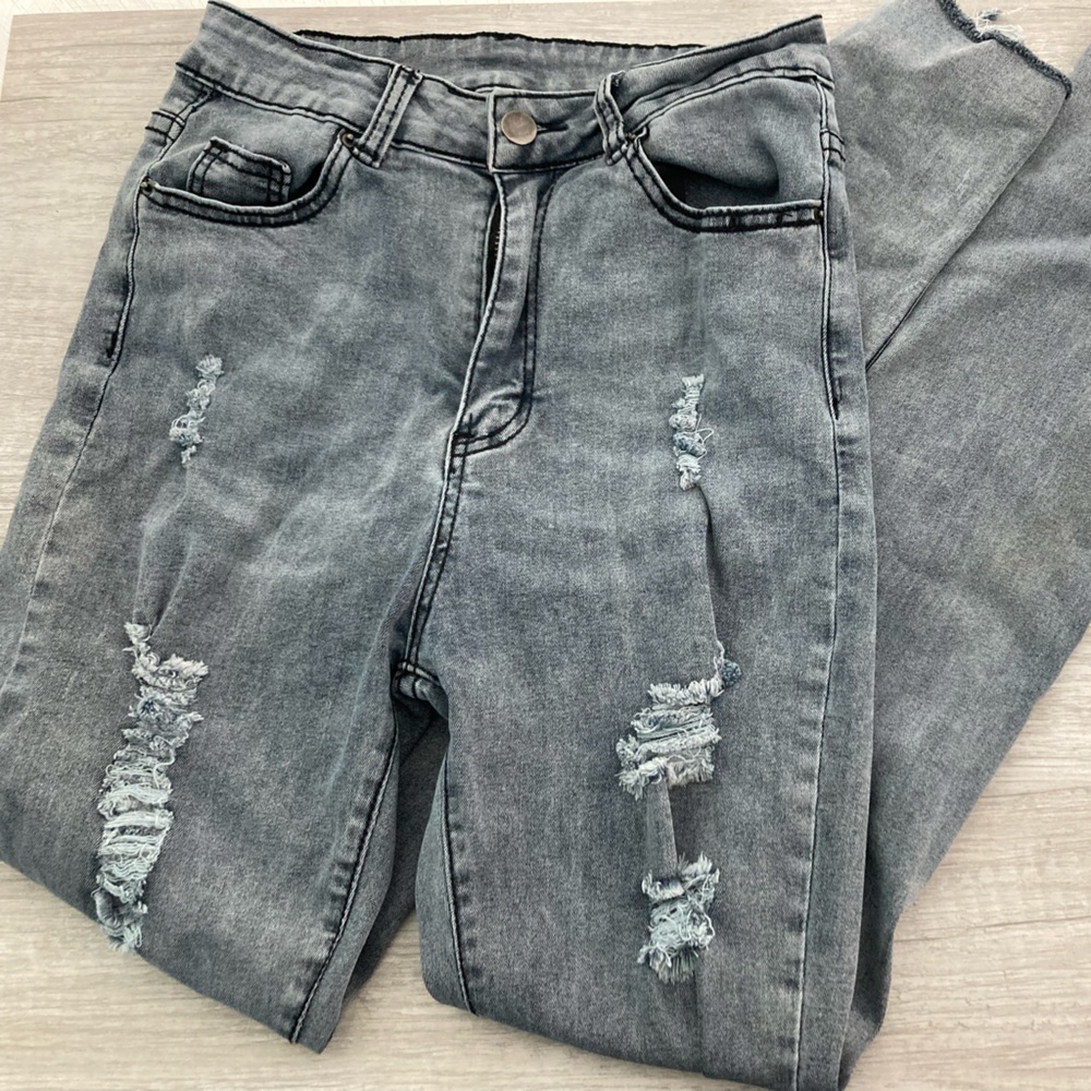 Designer Distressed Skinny Jeans